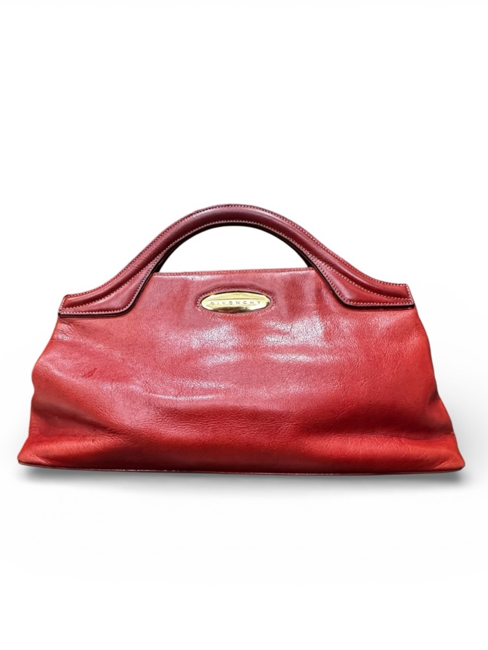 Givenchy SACS Cognac Brown Leather Top Handle Bag